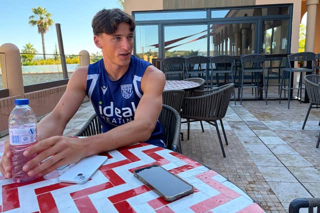 Albion's Barney Stewart in conversation with the Express & Star in Portugal in pre-season.