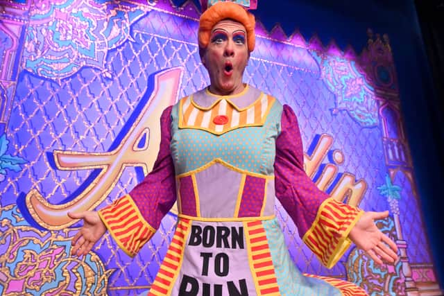 Brad Fitt returns to Theatre Severn this panto season for Aladdin