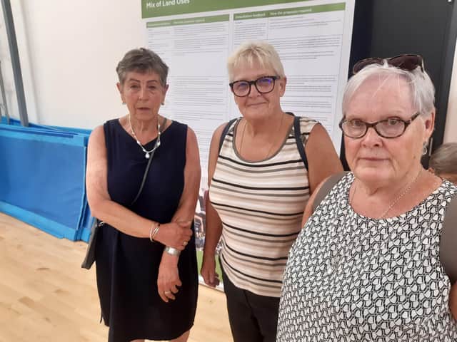 From left: Sandra Owen, Jan Meredith and Jayne Houston