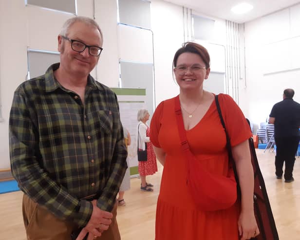 Councillors Chris Lemon and Emma Micklewright, who represent the Radbrook area of