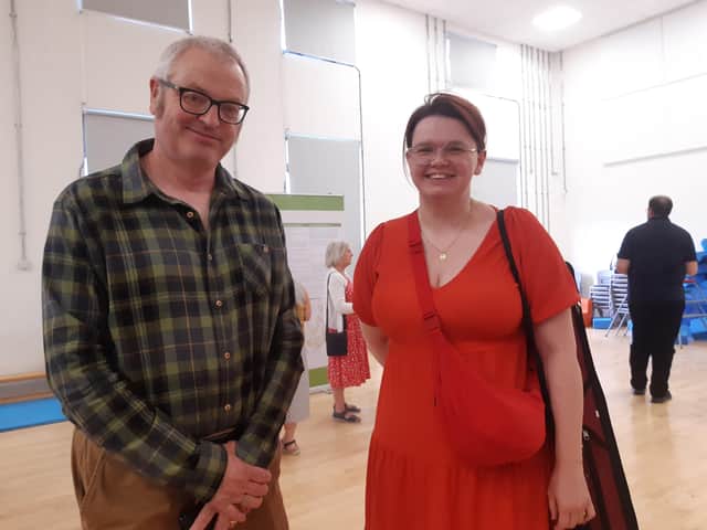 Councillors Chris Lemon and Emma Micklewright, who represent the Radbrook area