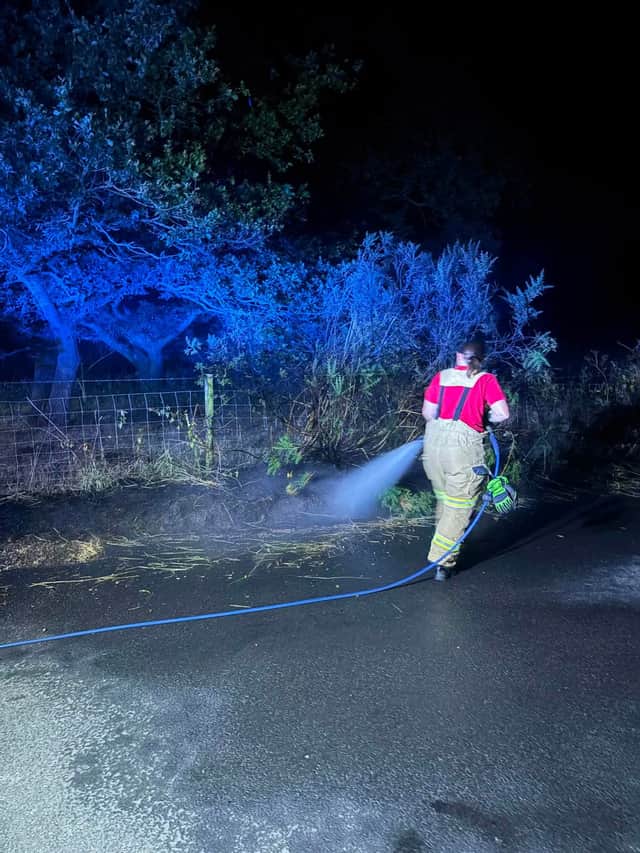 Tweedale Fire Station attended seven fires in the open in 24 hours