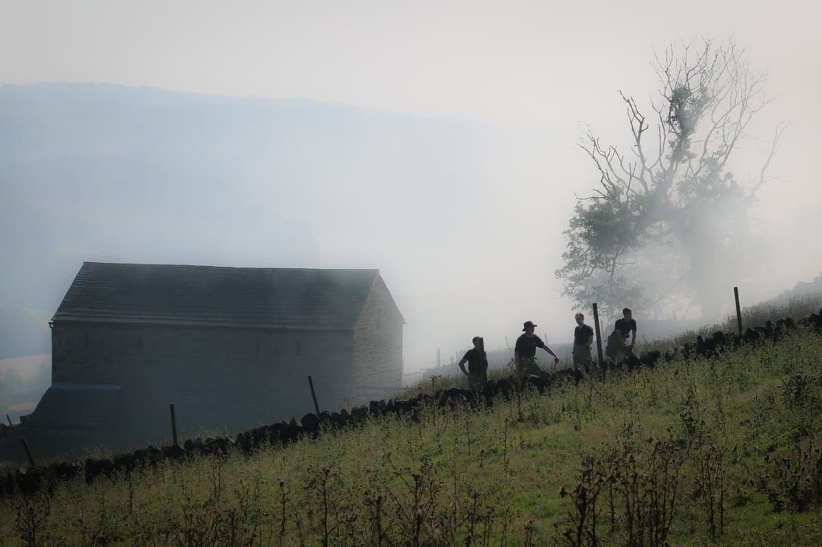 5 smoky photos capture fire crews working to tackle major Midlands ...