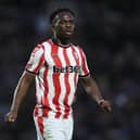 Favour Fawunmi in action for Stoke City