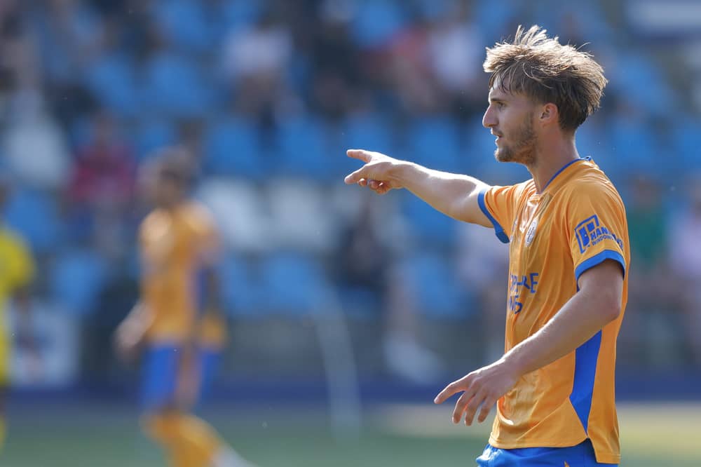 Isaac England of Shrewsbury Town