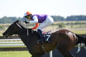 Johanna Walsh winning the Juddmonte Irish Oaks