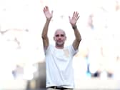 Manchester City are auctioning off a number of items from the office of former manager Pep Guardiola