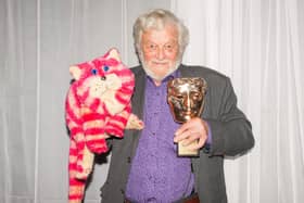 Peter Firmin in the press room at the British Academy Children’s Awards