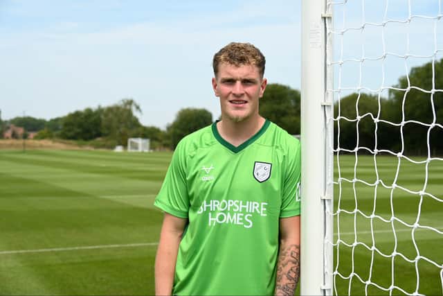 New Shrewsbury Town goalkeeper Sam Proctor 