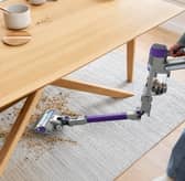 The Shark PowerDetect combines a flexible wand, pet tool and up to 70 minutes of cordless runtime