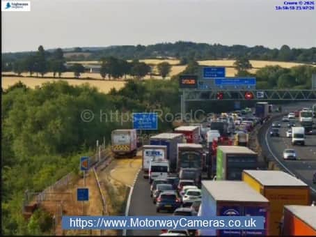 M5 congestion near Junction 4A