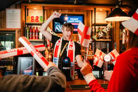 World Cup celebrations at a Marston's pub