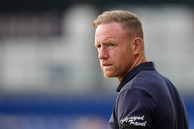 Shrewsbury Town boss Gavin Cowan 