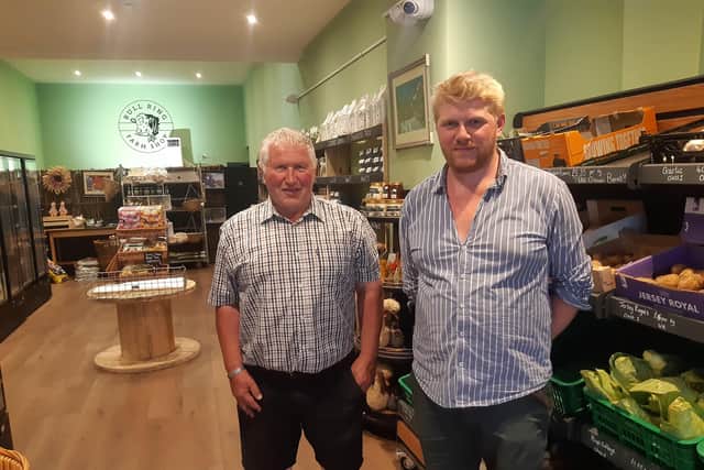 David Powell (left) and James Evans want to take their Bull Ring Farm Shop on the road and have a mobile service. Picture: