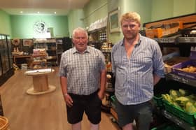 David Powell (left) and James Evans want to take their Bull Ring Farm Shop on the road and have a mobile service. Picture:
