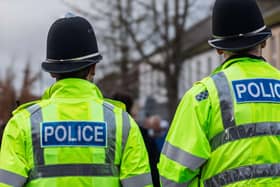 Police officers on patrol