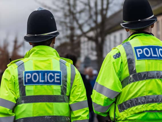 Police officers on patrol
