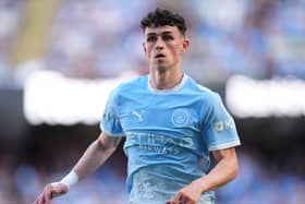 Phil Foden in action for Manchester City