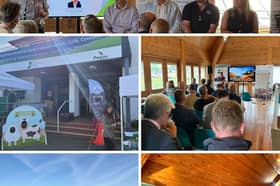 A collage of the Growing Mid Wales activity at the Royal Welsh Show 2026 