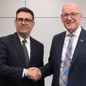 Andy Burnham and John Swinney