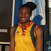 Gwen Klu at the Billie Jean King Cup in Botswana