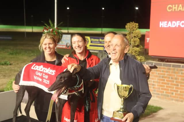 Headford Dane completed a superb Gold Cup and Puppy Derby double in 2025