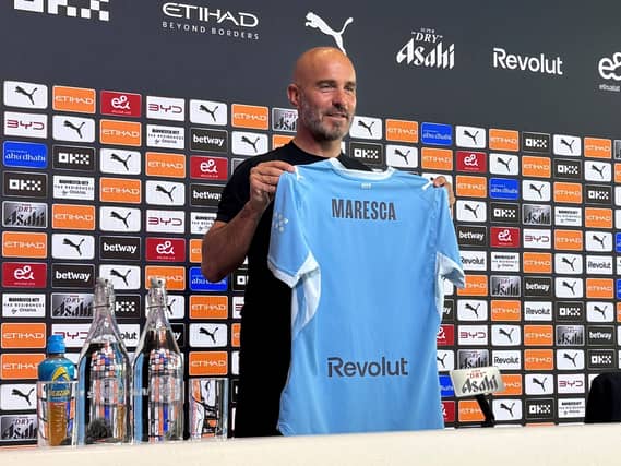 Manchester City manager Enzo Maresca