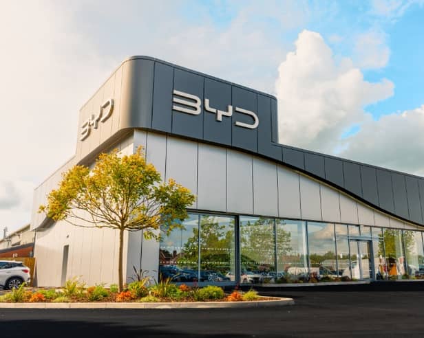 Greenhous' BYD showroom in Telford
