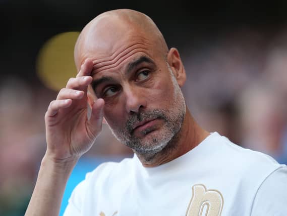 Former Manchester City manager Pep Guardiola