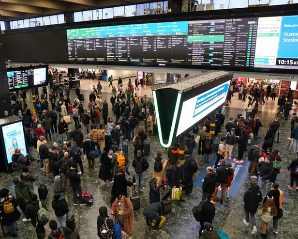 Services at London Euston will be disrupted (Stefan Rousseau/PA)