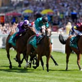 Moonrise (left) prevailed in the Princess Margaret