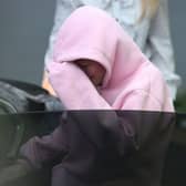 Isobella Perrie Sullivan after a special sitting of Trim District Court in Co Meath on Friday evening