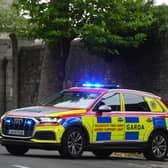 Garda outside the Criminal Courts of Justice in Dublin