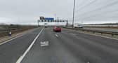 The shed load happened on the M6 between Junctions 5 and 6. Photo: Google Street Map