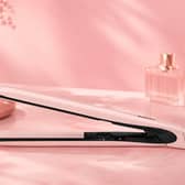 The BaByliss Rose Blush Straighteners feature longer titanium-ceramic plates designed to style larger sections of hair more quickly.