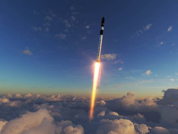 A rendering of how RFA One would look in flight