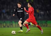 Albion target Felix Horn Myhre of SK Brann in Europa League action against Sturm Graz of Austria in January.