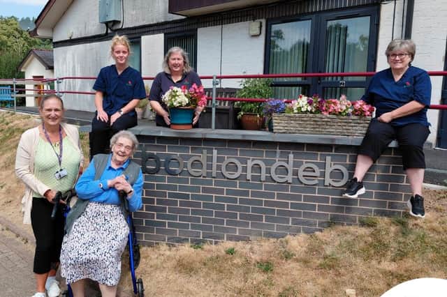 Another of the domiciliary support teams in Powys