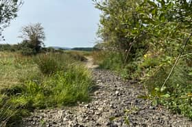 River Onny in Shropshire is dried up