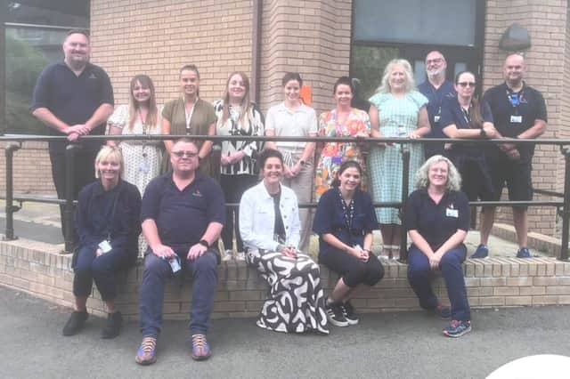 Part of the Powys domiciliary support team praised by inspectors