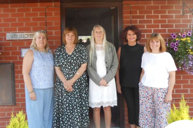 Some other members of the domiciliary team in Powys