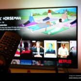The Netflix streaming app in the UK