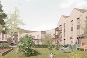 CGI of new housing on the former Phoenix School site in Telford