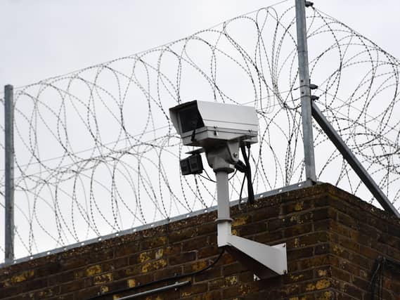 Camera over a prison wall