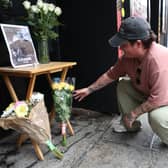 Floral tributes for Glen Hansard