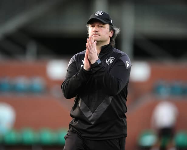 The New Saints head coach Craig Harrison