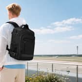 The KLOSTAIN cabin backpack is designed to fit Ryanair's free 40 x 20 x 25cm underseat luggage allowance.