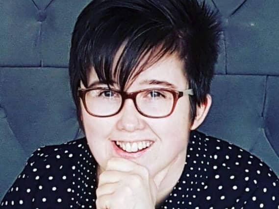 Handout photo of Lyra McKee smiling