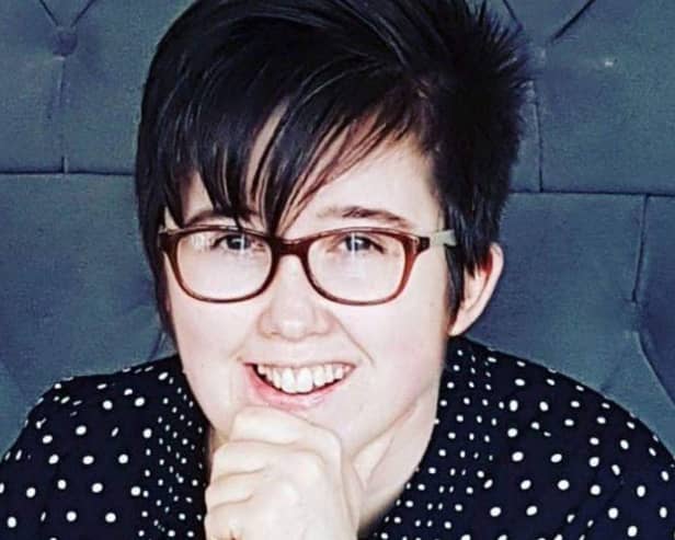 Handout photo of Lyra McKee smiling