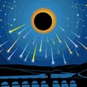 The Elan Valley is inviting people to a once in a lifetime chance to experience a near total eclipse and meteor shower on the same day.